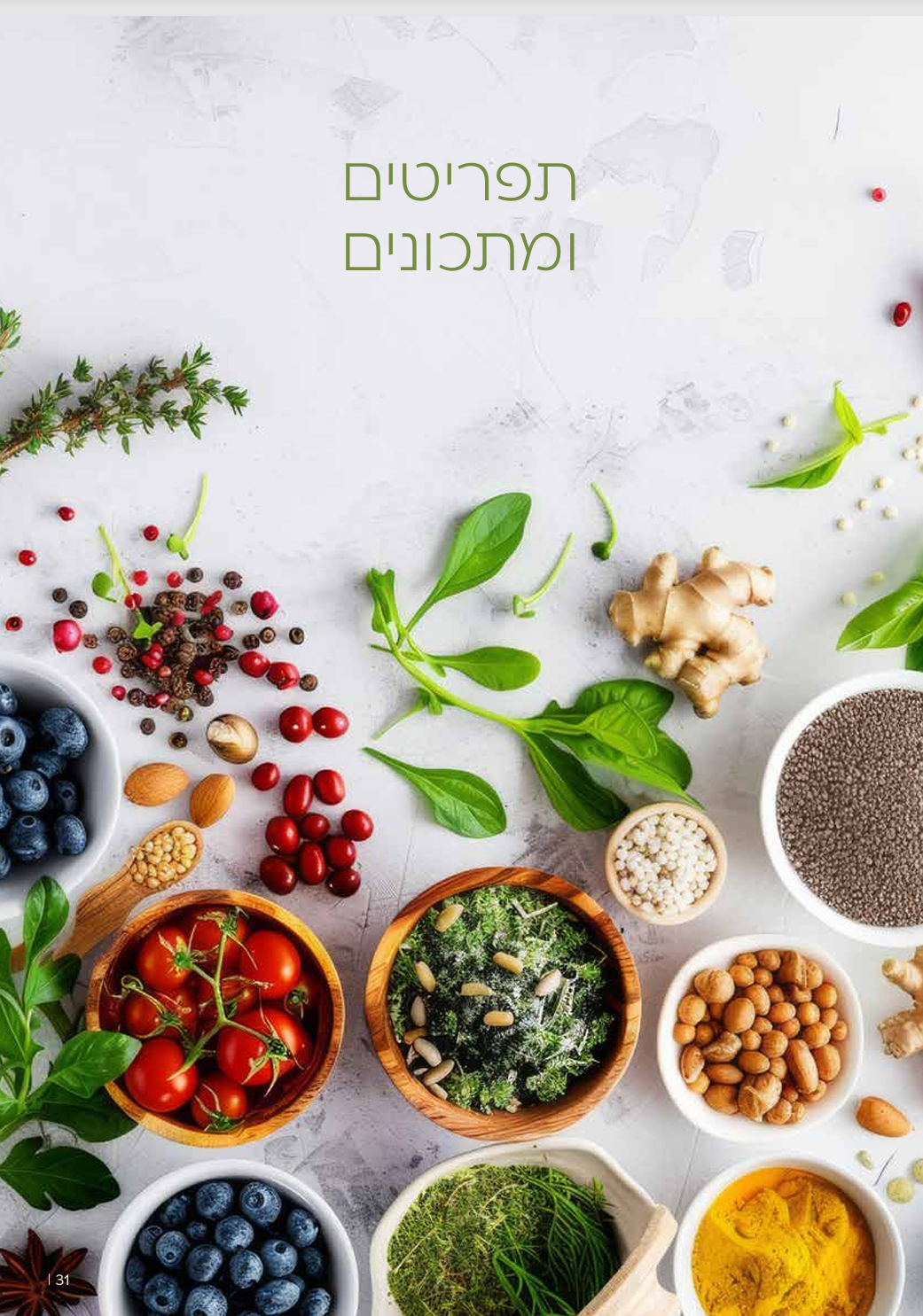 עמוד מתוך מדריך תזונת מח מנצח